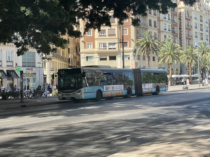 se deplacer en bus a malaga